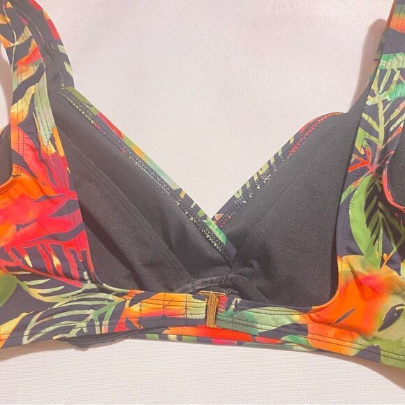 🎉Women’s Lauren Ralph Lauren 🎉Surplace Underwire Bikini Top Topical💐 - Picture 4 of 6